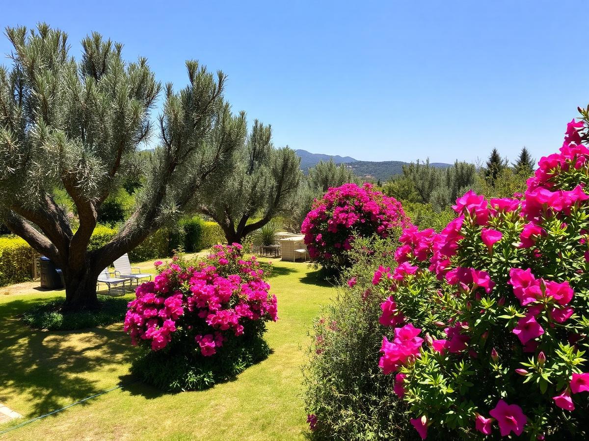 Garden at Apartments Giannis Corfu